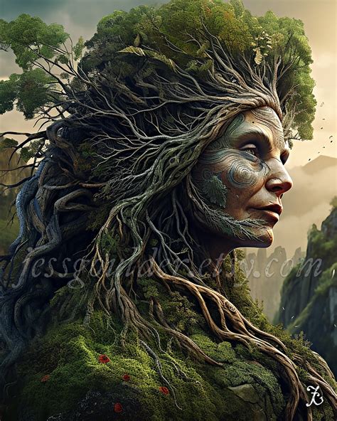 GAIA Greek Personification of the Earth / Ancestral Mother of All Life ...