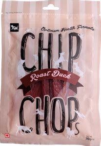 Chip Chops Roast Duck Slice, 70 g Pack of 4 Duck Dog Treat Price in ...