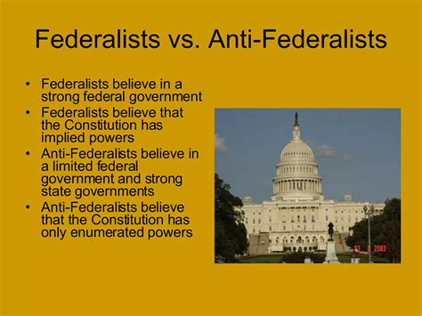 Federalist Vs | PPT