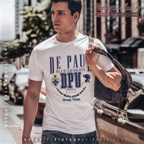 Depaul University Blue Demons Shirt - Vintagenclassic Tee