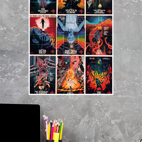 Stranger Things Season 4 Movie Poster | Serise Posters – The Poster Valley