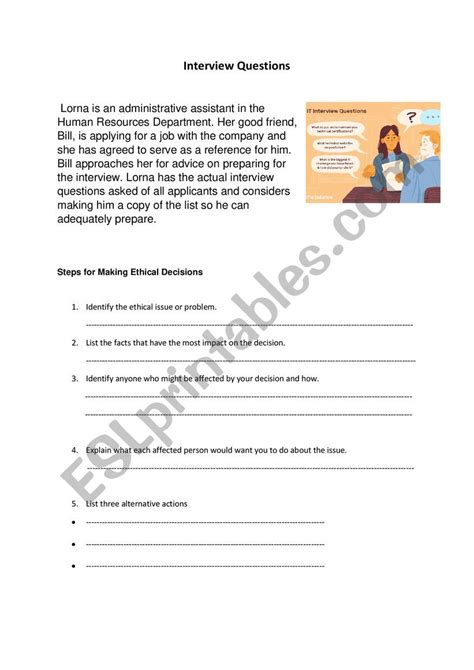 ESL Interview Worksheet 的图像结果