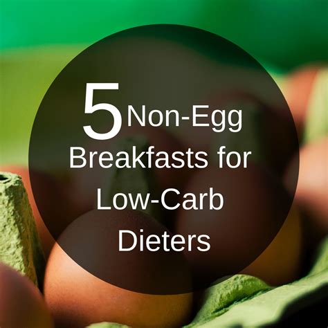 5 Non-Egg Breakfasts for Low-Carb Dieters - Dr Becky Fitness