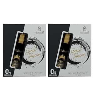 Al-Nuaim French Tobacco Attar Roll On - Pack Of 2 (6ml each) | Unisex ...