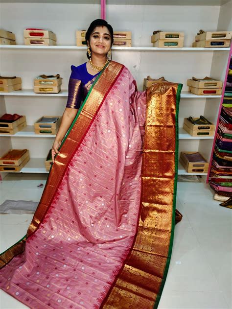 Primeme gadwal silk saree – Arya Collections