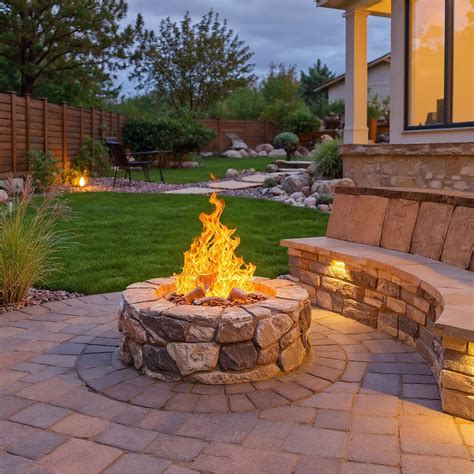 Barara King Fire Pit Table, Smokeless Fire Pit Table, Fire Basin, Fire ...