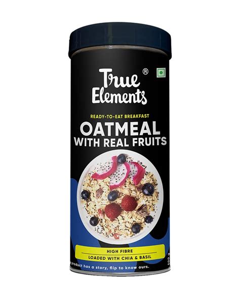 Whole Oatmeal 500g High Fiber Breakfast Real Fruits And Seeds ...