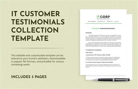 Editable Testimonial Templates in Word to Download
