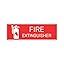 Fire Extinguisher Sign Board – Red Safety Vinyl/Sunboard Wall & Door ...