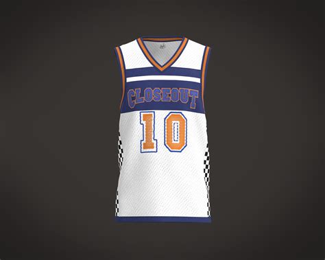 Mens Basketball Jersey Vest 3D Model - TurboSquid 2340819