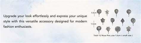 Buy VAMA FASHIONS Non Piercing NosePin Pressing Type Clip on Oxidised ...