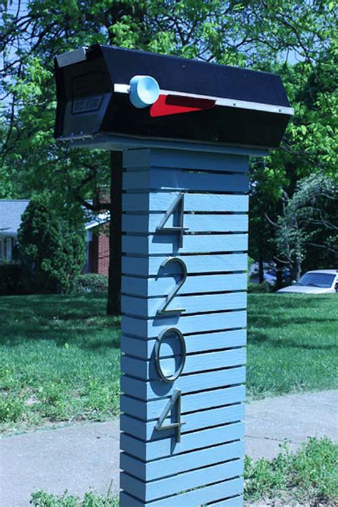 mid century modern mailbox