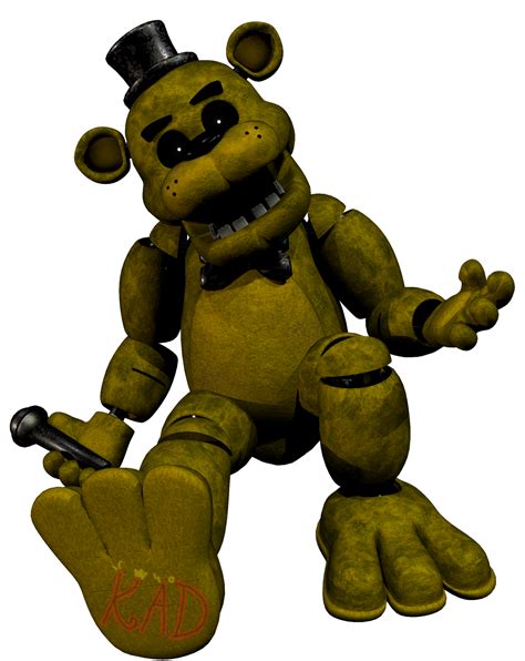 Golden Freddy Render #2 by KingAngryDrake on DeviantArt