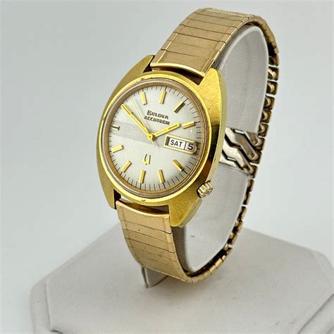 Vintage Bulova Accutron 10k Gold Men’s 36mm Watch C.1965 - Etsy