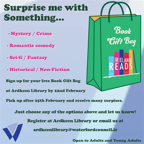 Surprise Library Book Gift Bags - Ardkeen Library - Waterford City ...