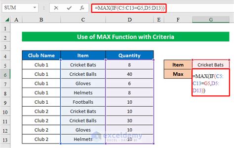 Image result for How to Use Max Function in Excel Then Add Bonus