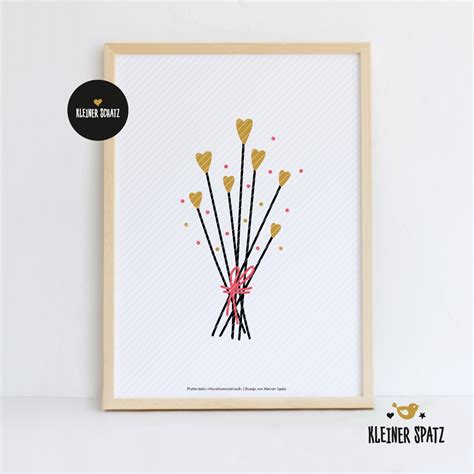 Laserdatei, Plotterdatei Motiv Herzblumenstrauß - Love | Herzchen ...