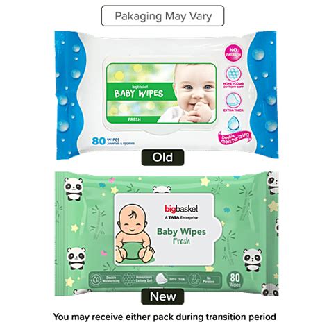 Buy Baby Wipes Fresh 80 Pcs Online At Best Price of Rs 99 - bigbasket