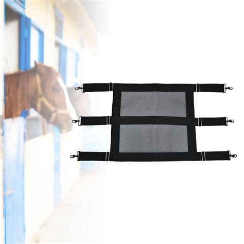 ⚡️Buy Maxbell Large Horse Stall Guard Hooks Barn Black Hardware Mesh ...