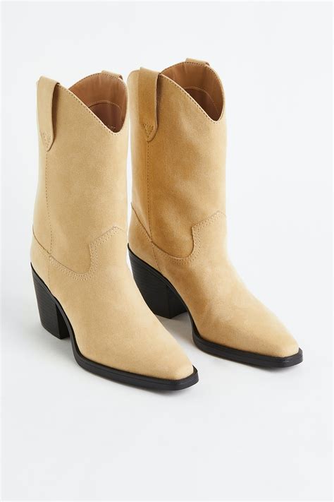Cowboy boots - Beige - Ladies | H&M IN
