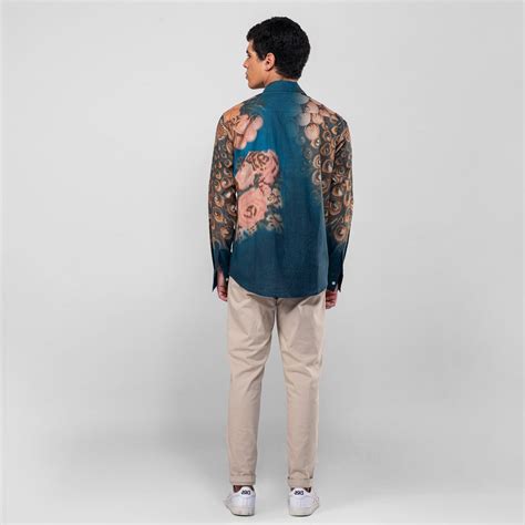 Shop peacock on the wall shirt for men– Trendy and Versatile Shirts ...