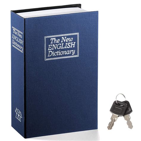 Book Safe with Key Lock – Jssmst Home Dictionary Diversion Safe Lock ...