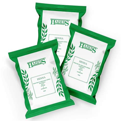 Buy Habibs Natural Henna Mehndi Powder Enriched with Bhringraj, Amla ...