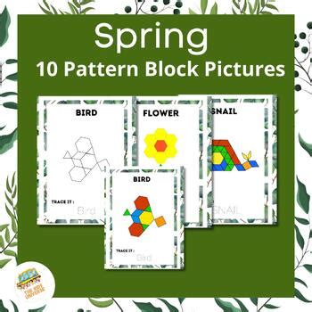 Image result for Spring Pattern Block Templates