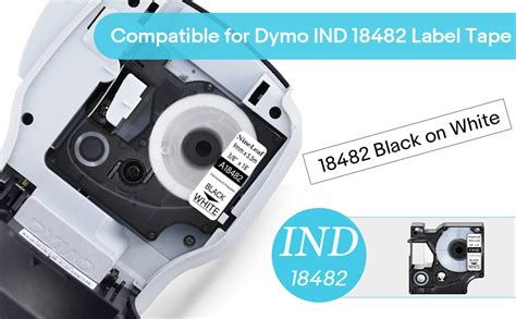 Amazon.com: NineLeaf 20 Pack Compatible Industrial Label Tape ...