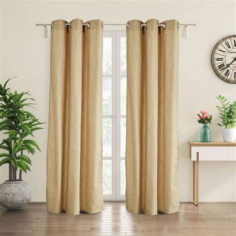 Buy Fiesta Irina Set of 2 Printed Light Filtering Door Curtains from ...