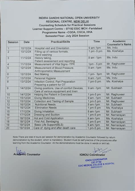 IGNOU-RC-Delhi-1 - Student Corner - Term-end Examination/Practical ...