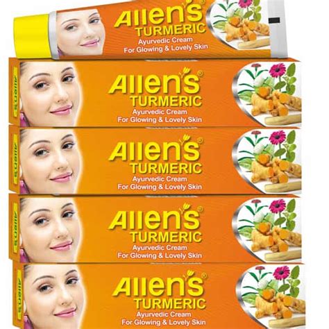 Buy ALLEN LABORATORIES TURMERIC CREAM 20 GM (PACK OF 4) Online & Get ...
