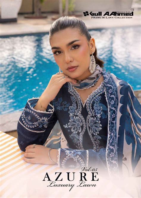 Gull Aahmed Azure Vol 5 Cambric Cotton Dress Material 6 pcs Catalogue