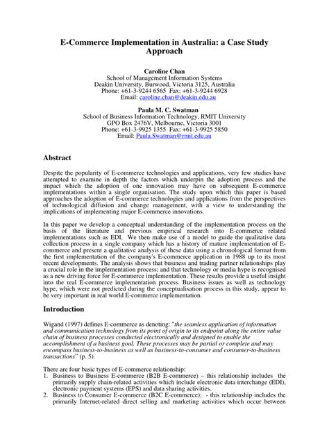 E-Commerce Implementation 的图像结果