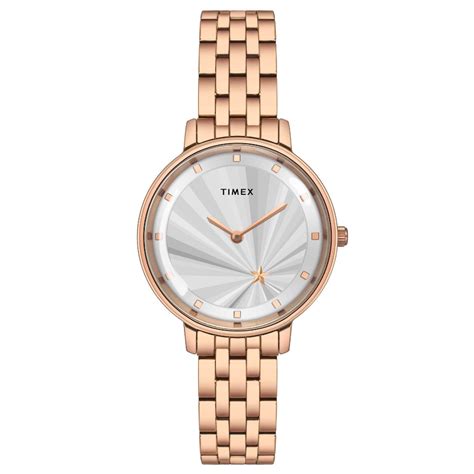 Timex Cosmic Awe Women 2 Hands Round Dial Silver Watch