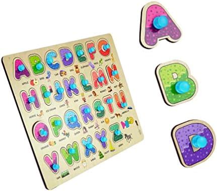 BitFeex® Kids Toys ABCD Alphabet Wooden Puzzle Wooden Toys for Kids 3 ...