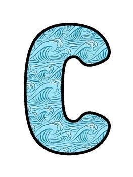 CATCH THE POETRY WAVE! Wave Bulletin Board Decor school resource by ...