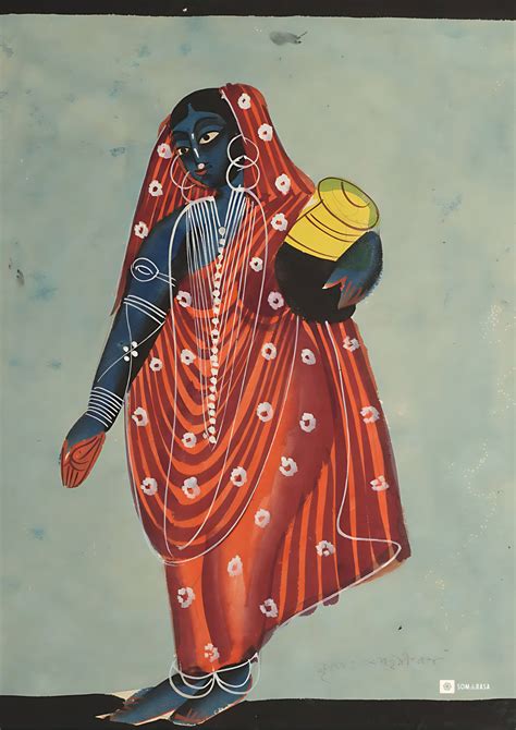 Mohini Kalighat Painting Poster (A3) | Vishnu’s Enchanting Form with ...