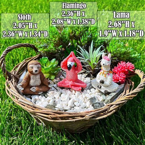 Mood Lab Miniature Yoga Figurines Set - Funny Mini India | Ubuy