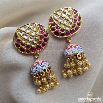 Silver Gold Plated Earrings – Page 27 – Nakoda Payals