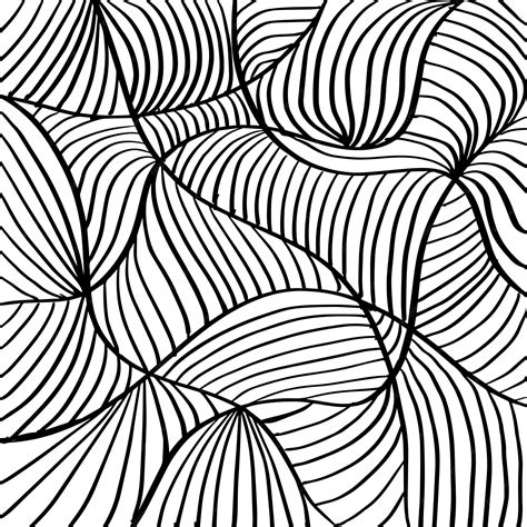 Line art abstract doodle drawing background | Premium Vector
