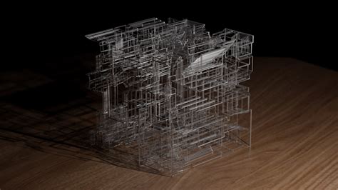 Model Matrix Layered Cube Python 的图像结果
