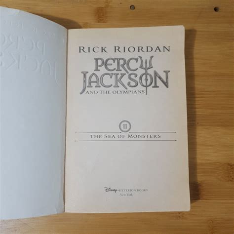 Percy Jackson and The Olympians - The Sea of Monsters by Rick Riordan ...
