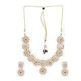 Buy Priyaasi Studded Green Stone Jewellery Set for Women | Wedding ...