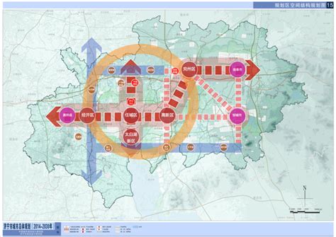 南宁2050年远景规划图,南宁城市规划图2030年,南宁四环路规划图_大山谷图库