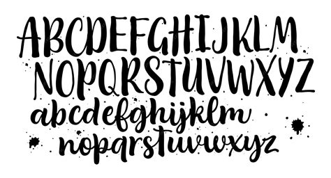 Premium Vector | Handwritten script alphabet handmade font for your designs logo posters ...
