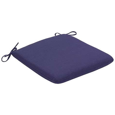 allen + roth 18-in x 19-in Blue Patio Chair Cushion in the Patio ...