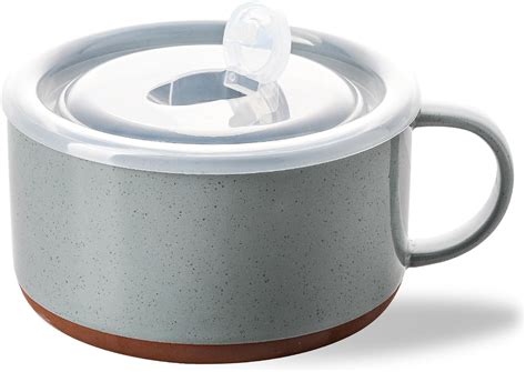 Amazon.com | Chubacoo Extra Large Soup Bowl : 38 OZ Soup Mug with Lid ...