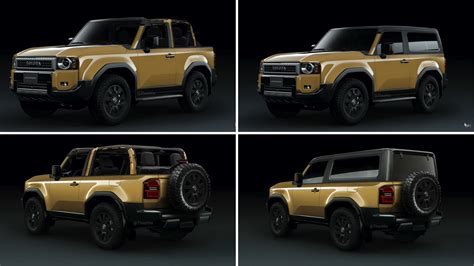 Toyota Land Cruiser Goes Back to Its Roots With Digital 3-Door Bronco ...