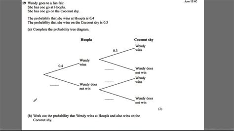 Image result for GCSE Maths Probability Trees